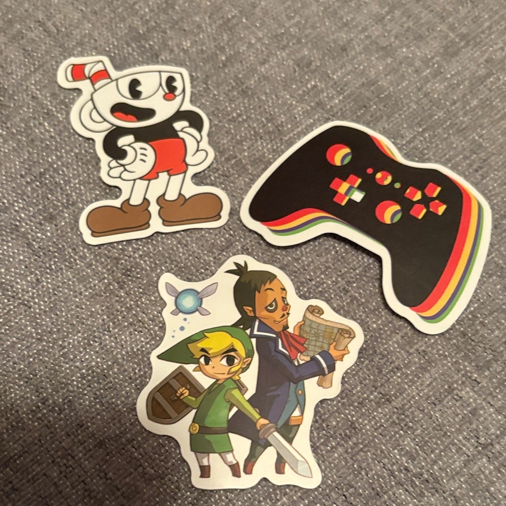 Gaming Console Controller Sticker Set - Picture 3 of 5
